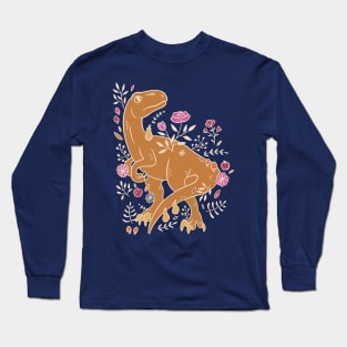 Floral raptor Long Sleeve T-Shirt